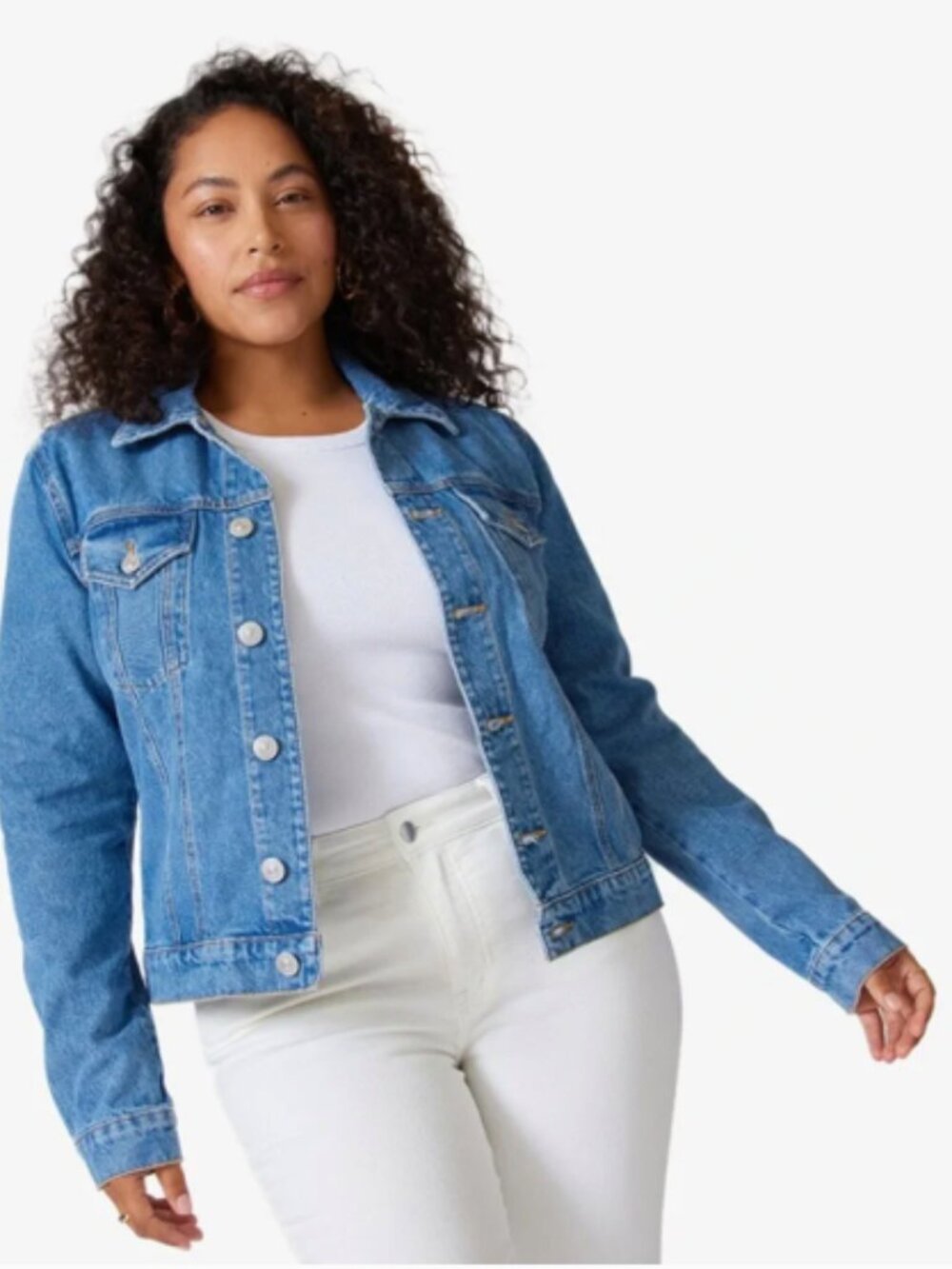 NWT Hudson Jeans Classic Trucker Denim Jacket (Size 14-16)
